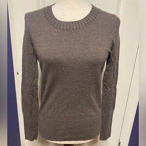 Banana Republic brown merino wool blend sweater, size small